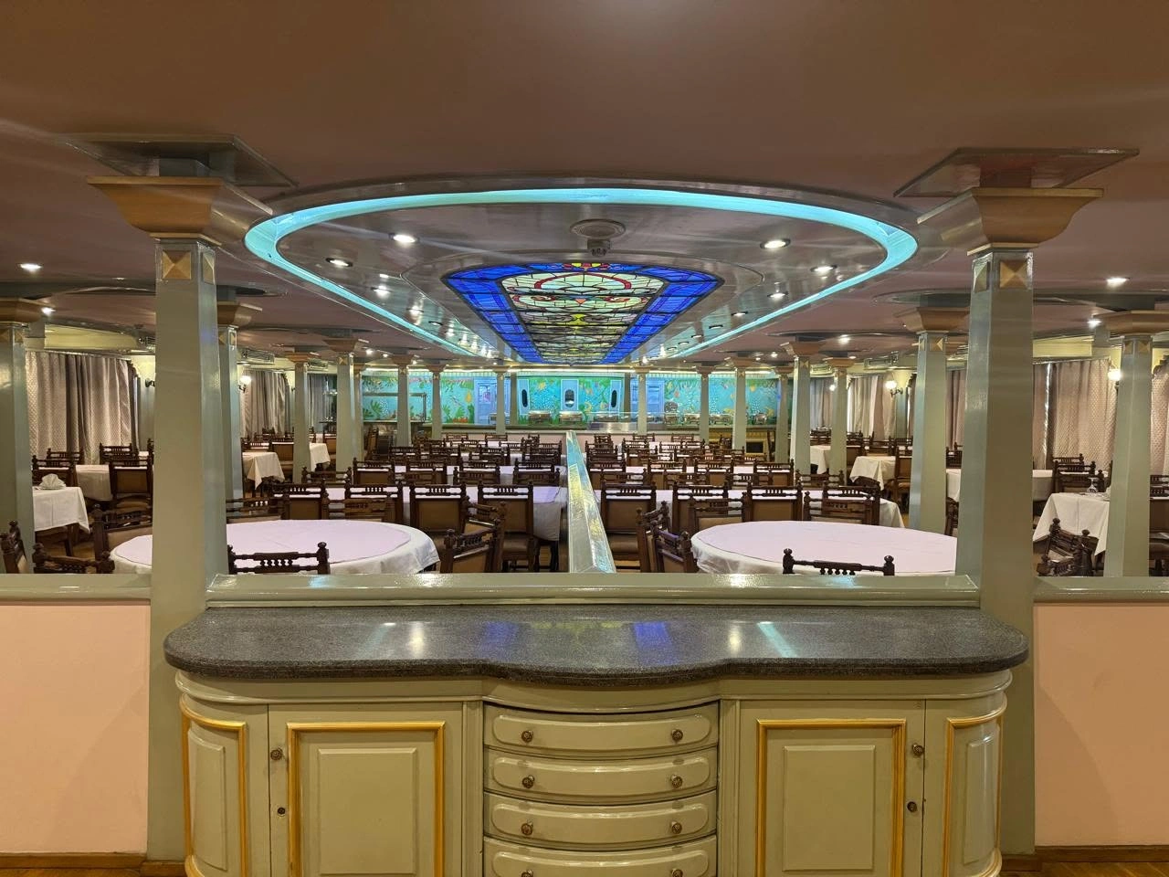 Restaurant aboard the MS Sultan Hassan Nile Cruise Nile cruise